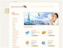 Tablet Screenshot of genericsforusa.com